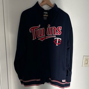 Stitches Navy and Red Twins Lightweight Jacket